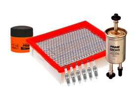 Kit De Bujías Cobre, Filtro De Aire, Filtro De Aceite Y Filtro De Combustible (9 Piezas)