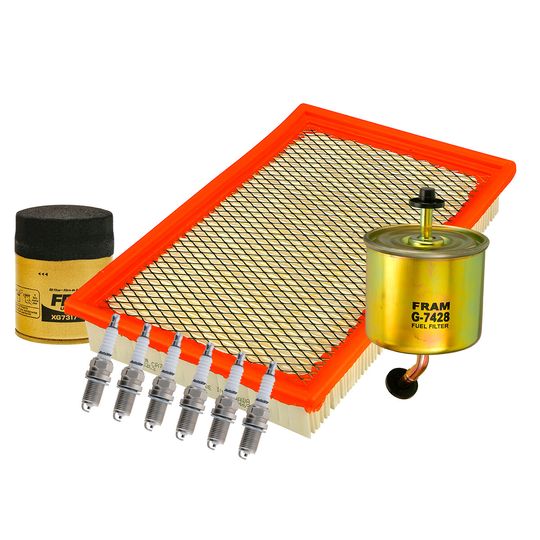 fram-autolite-kit-de-bujias-cobre-filtro-de-aire-filtro-para-aceite-sintetico-y-filtro-de-combustible-9-piezas-mazda-626-1993-1997-626-v6-2-5l-0