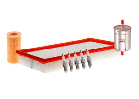 Kit De Bujías Cobre, Filtro De Aire, Filtro De Aceite Y Filtro De Combustible (8 Piezas)