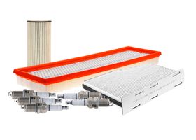 Kit De Bujías Cobre, Filtro De Aire, Filtro Para Aceite Sintético Y Filtro De Cabina (8 Piezas)