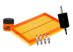 Kit De Bujías Cobre, Filtro De Aire, Filtro De Aceite Y Filtro De Combustible (7 Piezas)