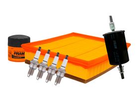 Kit De Bujías Platino, Filtro De Aire, Filtro De Aceite Y Filtro De Combustible (7 Piezas)