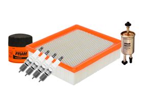 Kit De Bujías Iridio, Filtro De Aire, Filtro De Aceite Y Filtro De Combustible (7 Piezas)