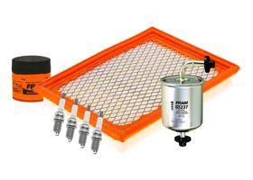 Kit De Bujías Iridio, Filtro De Aire, Filtro De Aceite Y Filtro De Combustible (7 Piezas)