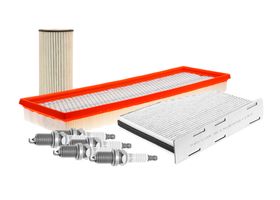 Kit De Bujías Iridio, Filtro De Aire, Filtro Para Aceite Sintético Y Filtro De Cabina (8 Piezas)