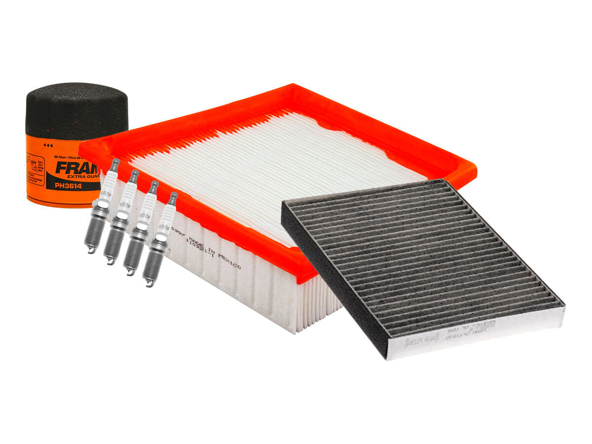 Kit De Bujías Iridio, Filtro De Aire, Filtro De Aceite Y Filtro De Cabina (7 Piezas)