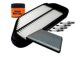 Kit De Bujías Iridio, Filtro De Aire, Filtro De Aceite Y Filtro De Cabina (7 Piezas)