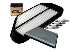 Kit De Bujías Iridio, Filtro De Aire, Filtro Para Aceite Sintético Y Filtro De Cabina (7 Piezas)