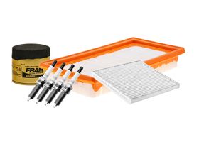 Kit De Bujías Iridio, Filtro De Aire, Filtro Para Aceite Sintético Y Filtro De Cabina (7 Piezas)