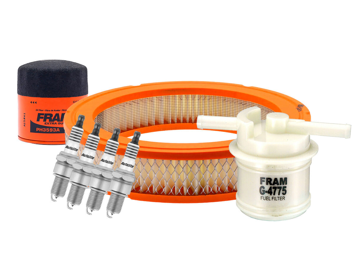 Kit De Bujías Iridio, Filtro De Aire, Filtro De Aceite Y Filtro De Combustible (7 Piezas)