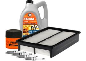 Kit De Afinación Con Aceite 15W40 Mineral, Bujías Iridio Y 2 Filtros (7 Piezas)