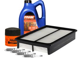 Kit De Afinación Con Aceite 20W50 Mineral, Bujías Iridio Y 2 Filtros (7 Piezas)