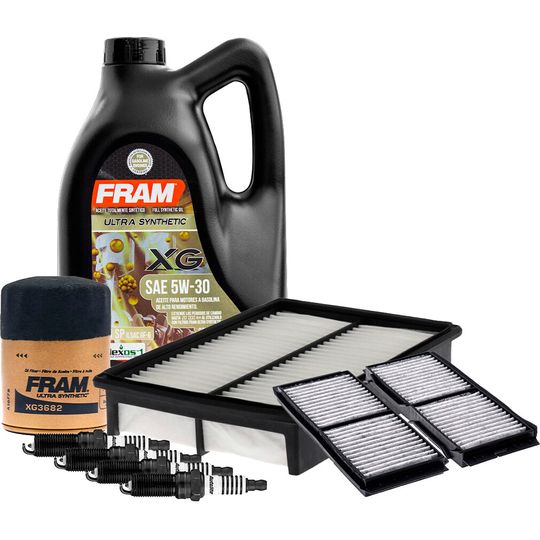 fram-autolite-kit-de-afinacion-con-aceite-5w30-sintetico-bujias-platino-y-3-filtros-8-piezas-mazda-3-2010-2013-3-l4-2-0l-l4-2-3l-l4-2-5l-0