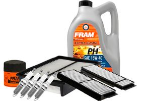 Kit De Afinación Con Aceite 15W40 Mineral, Bujías Iridio Y 3 Filtros (8 Piezas)