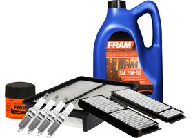 Kit De Afinación Con Aceite 20W50 Mineral, Bujías Iridio Y 3 Filtros (8 Piezas)