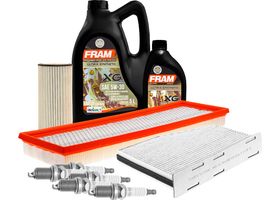 Kit De Afinación Con Aceite 5W30 Sintético, Bujías Iridio Y 3 Filtros (10 Piezas)