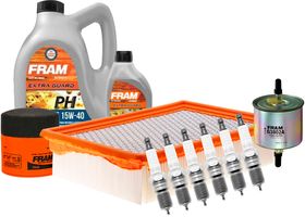 Kit De Afinación Con Aceite 15W40 Mineral, Bujías Iridio Y 3 Filtros (11 Piezas)