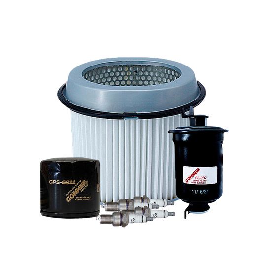 gonher-kit-de-4-bujias-cobre-filtro-de-aire-filtro-para-aceite-sintetico-y-filtro-de-combustible-7-piezas-dodge-h100-2003-2005-h100-l4-2-4l-0