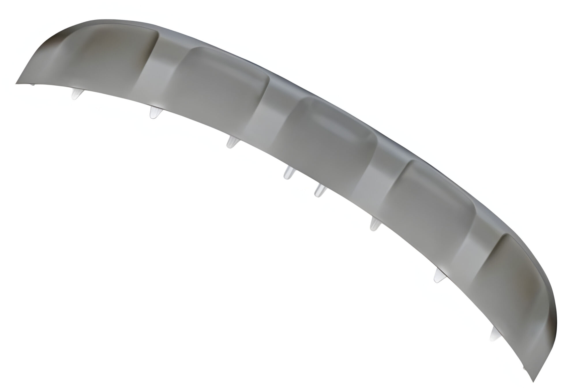 Moldura Para Defensa Delantera Plateada