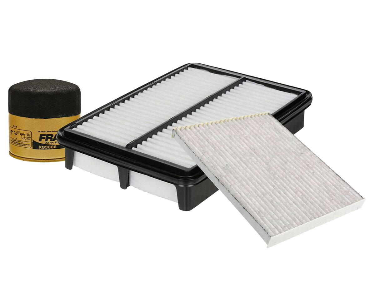 Kit De Filtro De Aire, Filtro De Aceite Sintético Y Filtro De Cabina (3 Piezas)