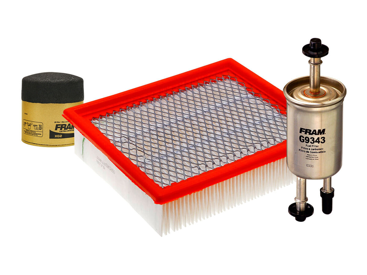 Kit De Filtro De Aire, Filtro De Aceite Sintético Y Filtro De Combustible (3 Piezas)