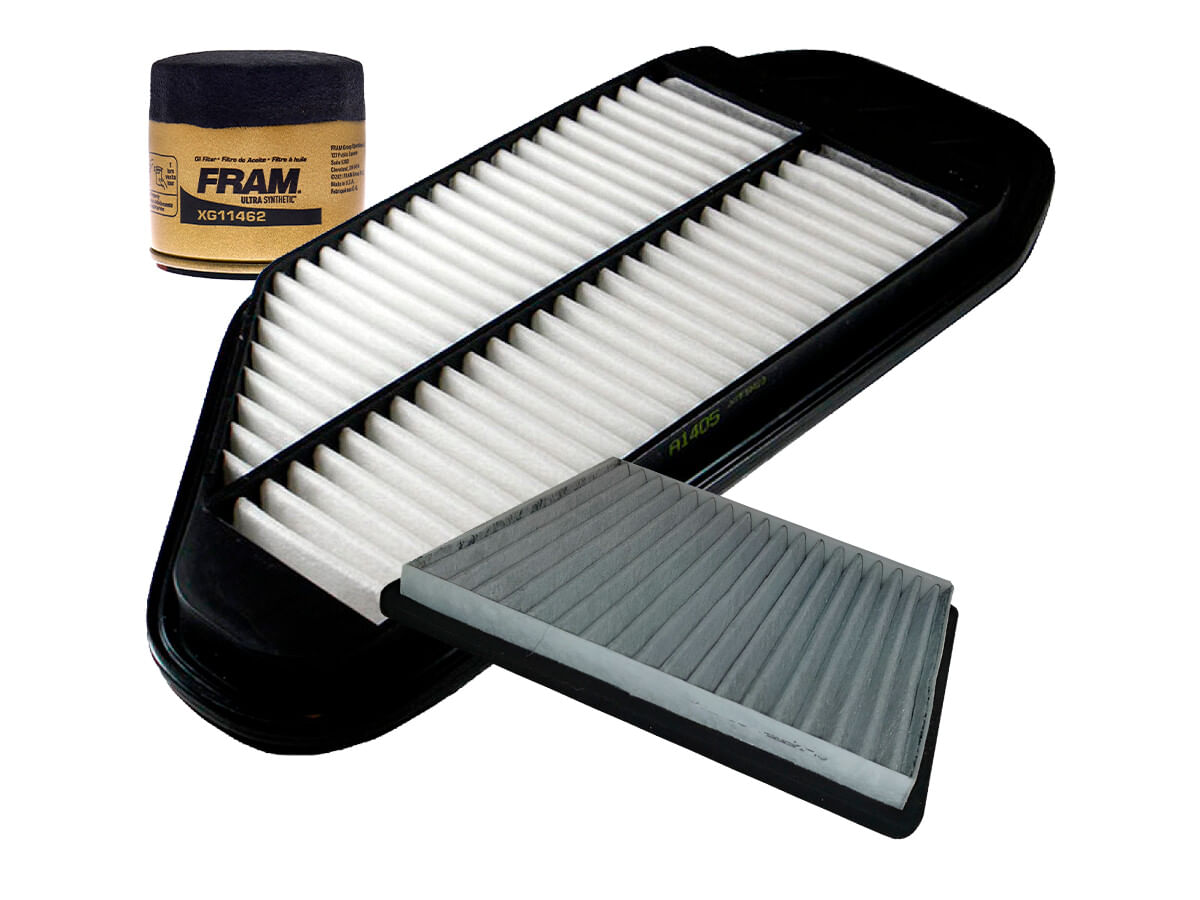 Kit De Filtro De Aire, Filtro De Aceite Sintético Y Filtro De Cabina (3 Piezas)