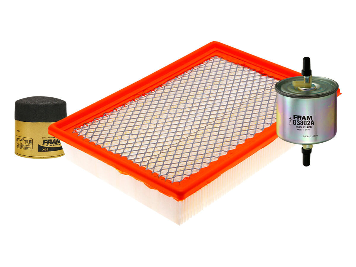 Kit De Filtro De Aire, Filtro De Aceite Sintético Y Filtro De Combustible (3 Piezas)