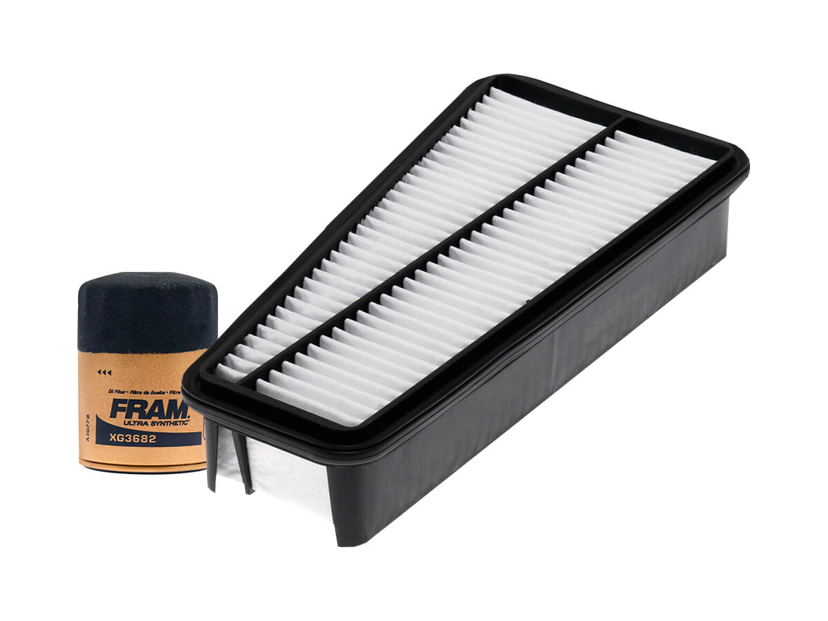 Kit De Filtro De Aire Y Filtro De Aceite Sintético (2 Piezas)