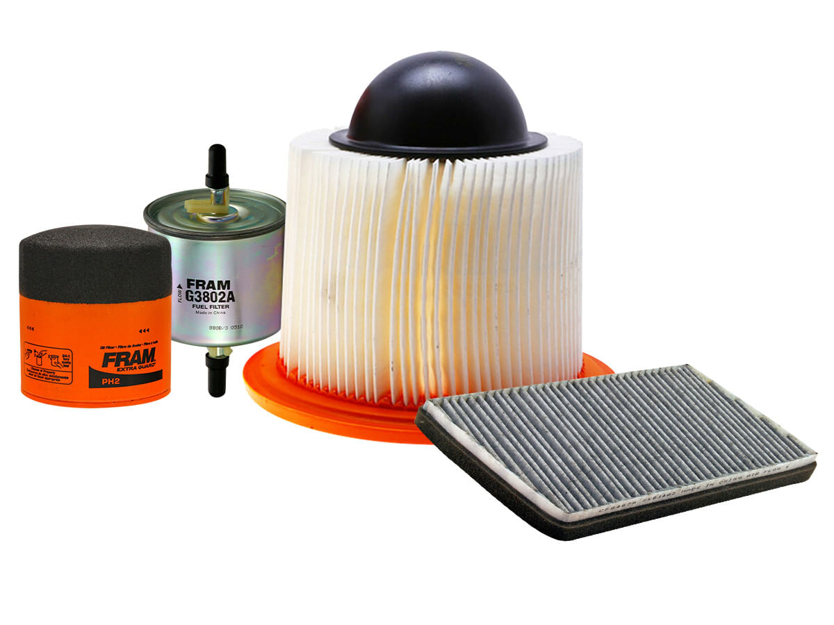 Kit De Filtro De Aire, Filtro De Aceite, Filtro De Combustible Y Filtro De Cabina (4 Piezas)