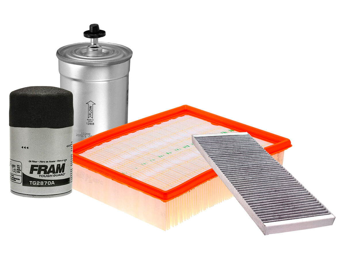 Kit De Filtro De Aire, Filtro De Aceite, Filtro De Combustible Y Filtro De Cabina (4 Piezas)