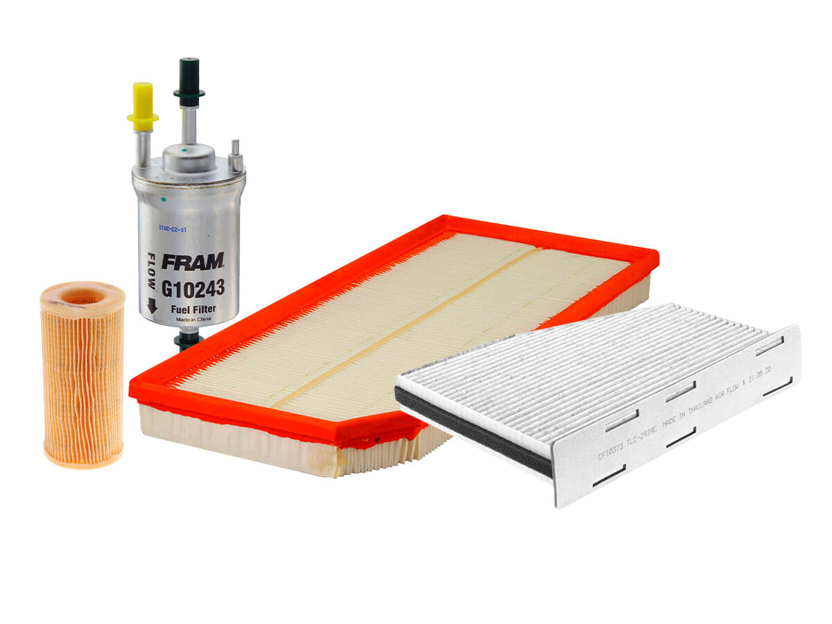 Kit De Filtro De Aire, Filtro De Aceite, Filtro De Combustible Y Filtro De Cabina (4 Piezas)
