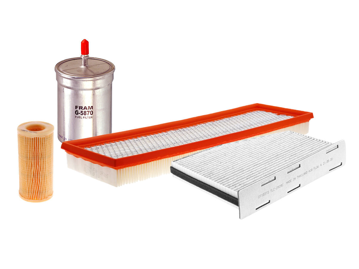 Kit De Filtro De Aire, Filtro De Aceite, Filtro De Combustible Y Filtro De Cabina (4 Piezas)