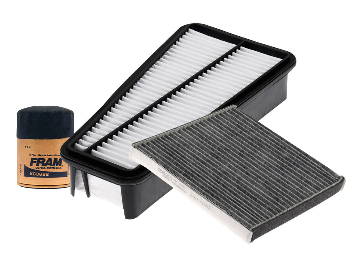 Kit De Filtro De Aire, Filtro De Aceite Sintético Y Filtro De Cabina (3 Piezas)