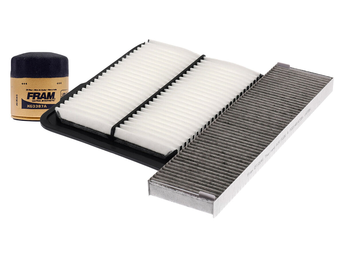 Kit De Filtro De Aire, Filtro De Aceite Sintético Y Filtro De Cabina (3 Piezas)