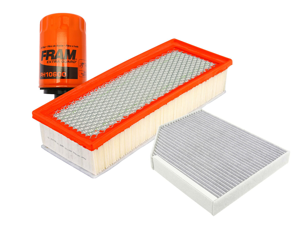 Kit De Filtro De Aire, Filtro De Aceite Y Filtro De Cabina (3 Piezas)