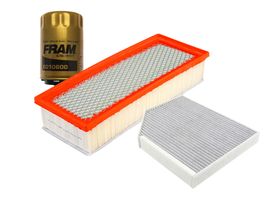 Kit De Filtro De Aire, Filtro De Aceite Sintético Y Filtro De Cabina (3 Piezas)