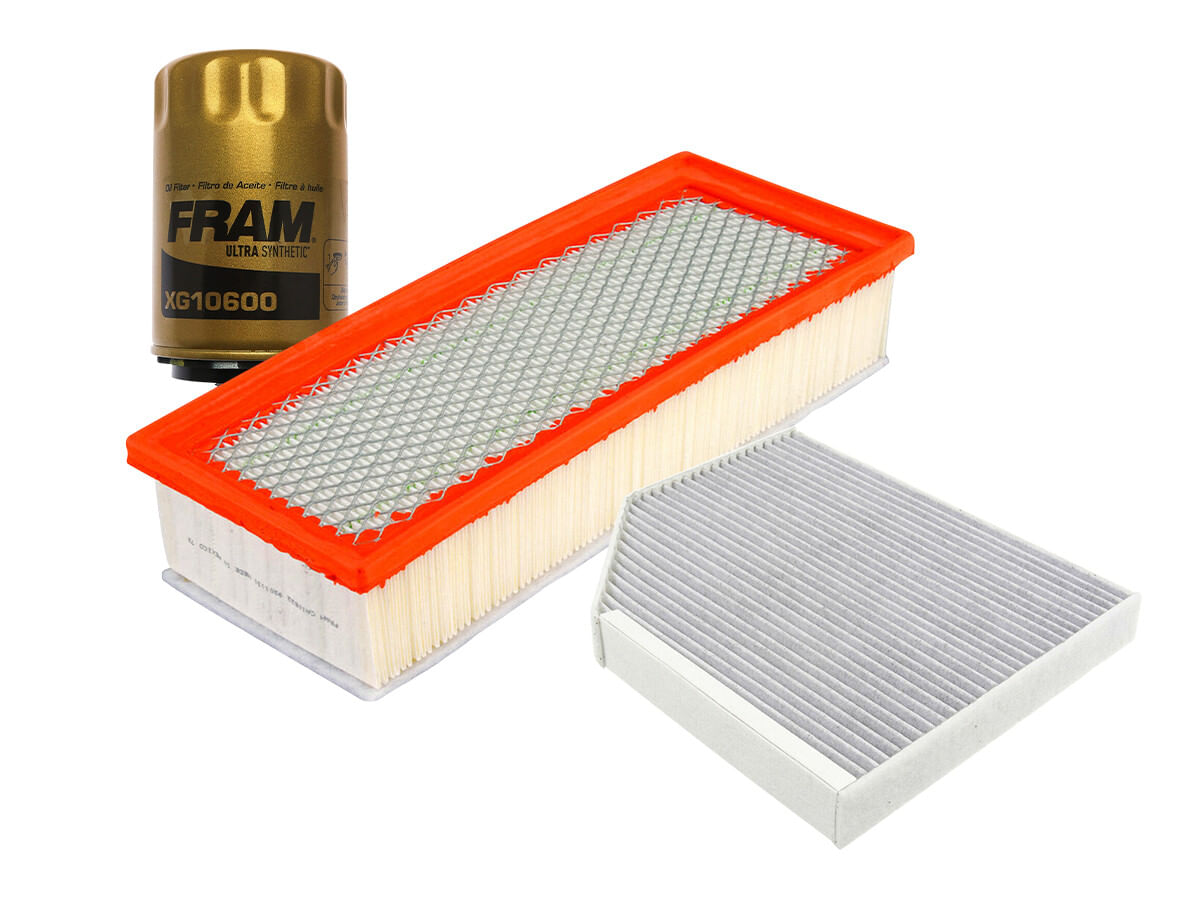 Kit De Filtro De Aire, Filtro De Aceite Sintético Y Filtro De Cabina (3 Piezas)