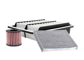 Kit De Filtro De Aire, Filtro De Aceite Sintético Y Filtro De Cabina (3 Piezas)