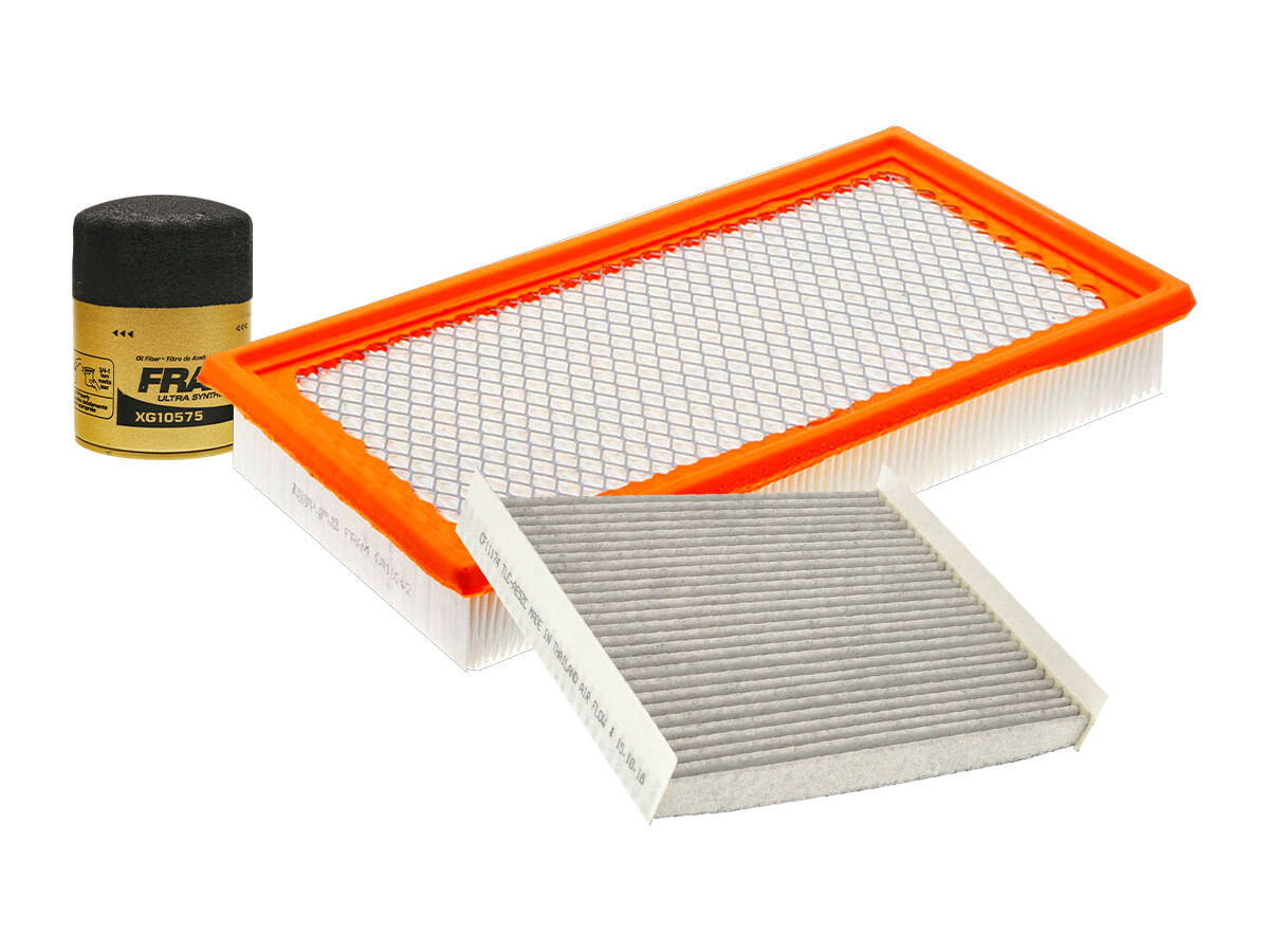 Kit De Filtro De Aire, Filtro De Aceite Sintético Y Filtro De Cabina (3 Piezas)