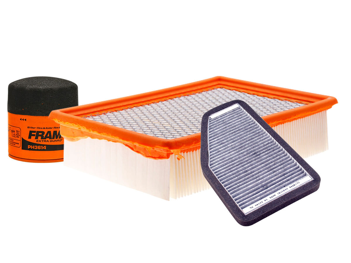 Kit De Filtro De Aire, Filtro De Aceite Y Filtro De Cabina (3 Piezas)