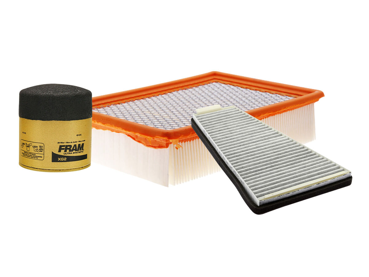 Kit De Filtro De Aire, Filtro De Aceite Sintético Y Filtro De Cabina (3 Piezas)