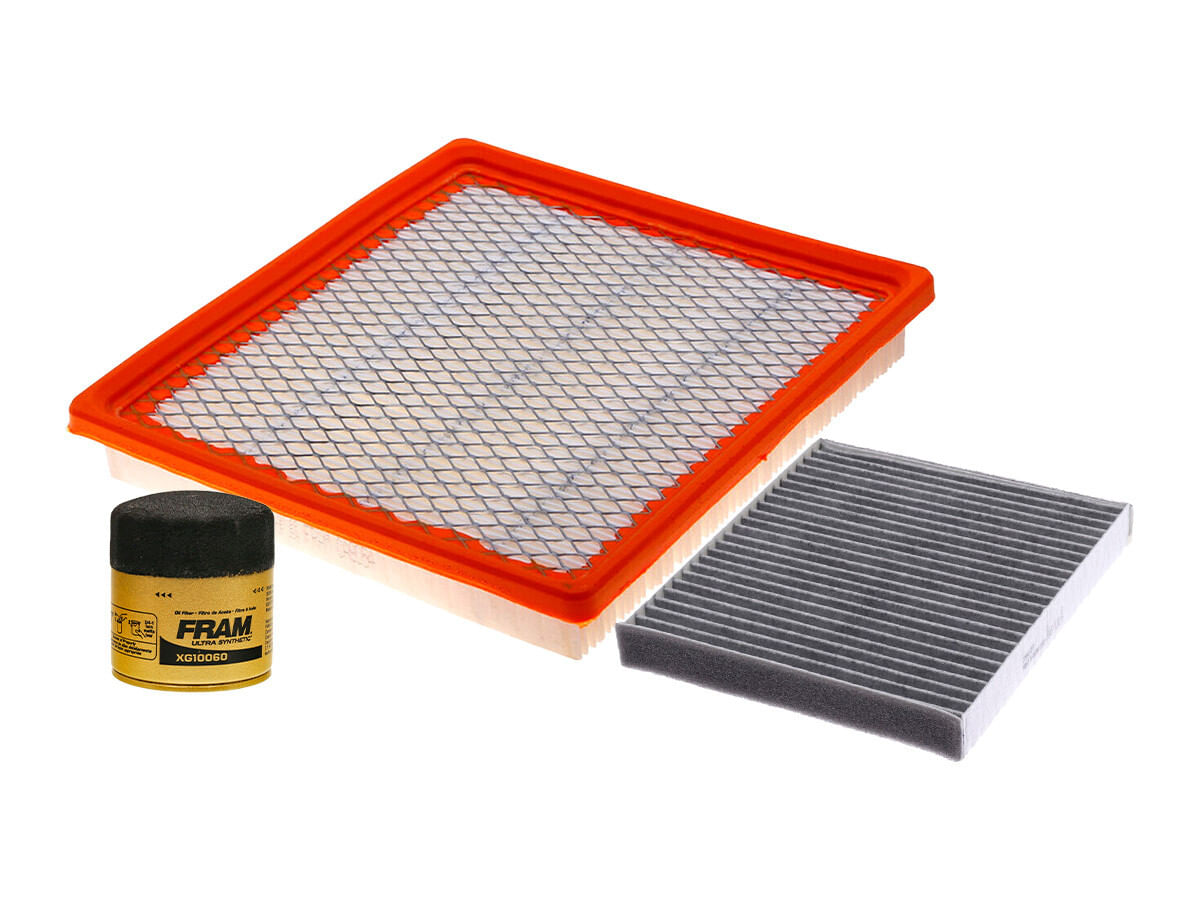 Kit De Filtro De Aire, Filtro De Aceite Sintético Y Filtro De Cabina (3 Piezas)