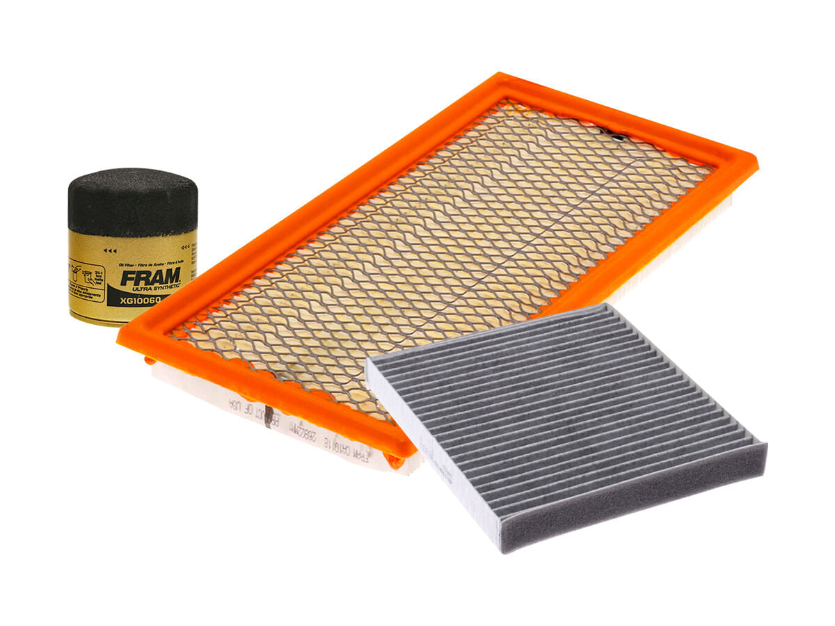 Kit De Filtro De Aire, Filtro De Aceite Sintético Y Filtro De Cabina (3 Piezas)