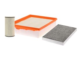 Kit De Filtro De Aire, Filtro De Aceite Sintético Y Filtro De Cabina (3 Piezas)