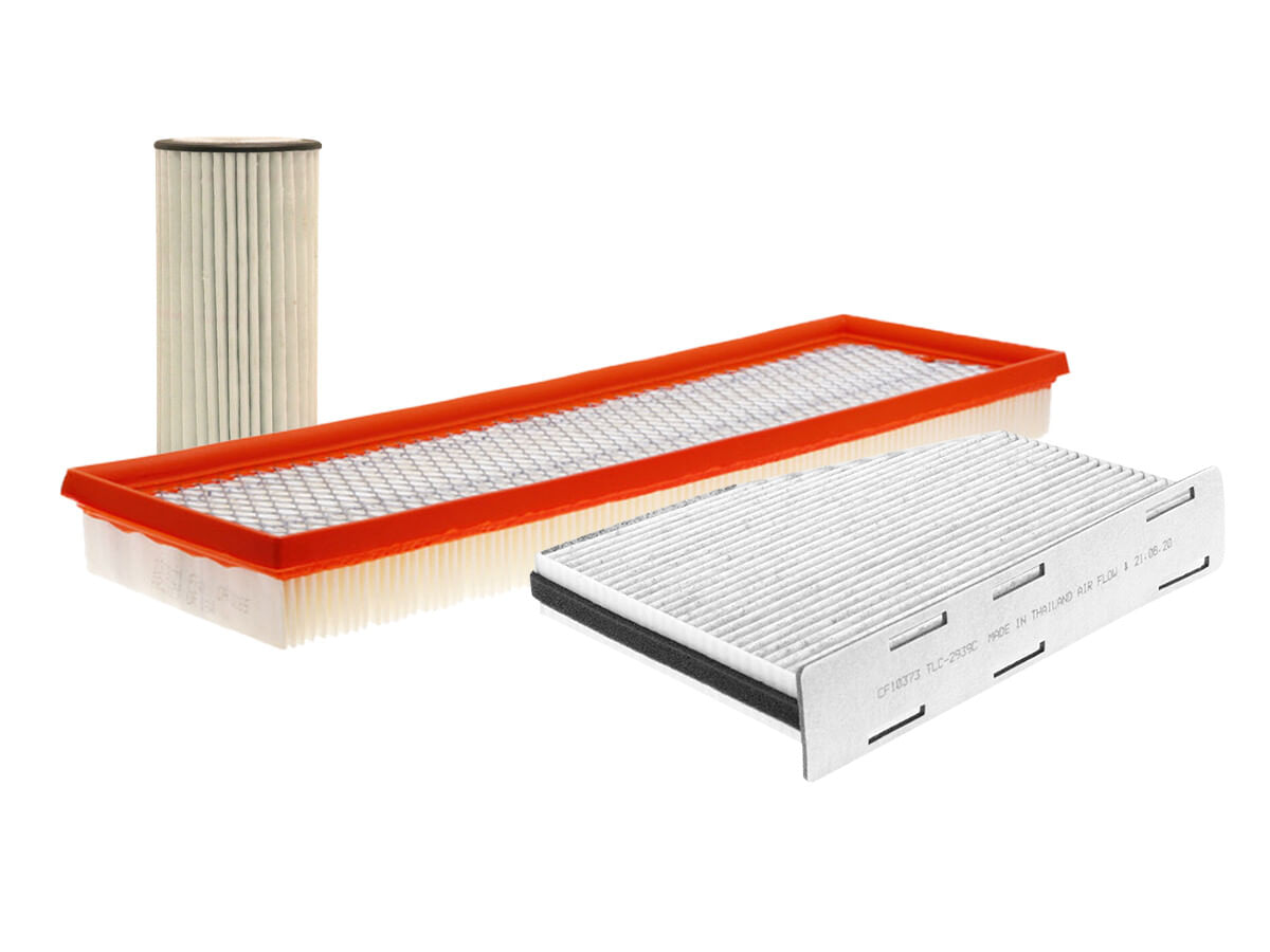 Kit De Filtro De Aire, Filtro De Aceite Sintético Y Filtro De Cabina (3 Piezas)