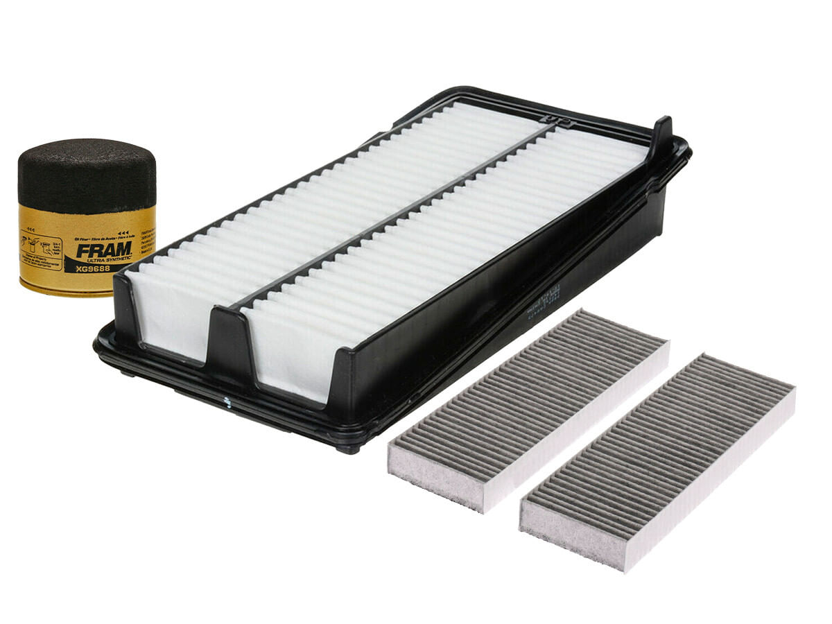 Kit De Filtro De Aire, Filtro De Aceite Sintético Y Filtro De Cabina (3 Piezas)