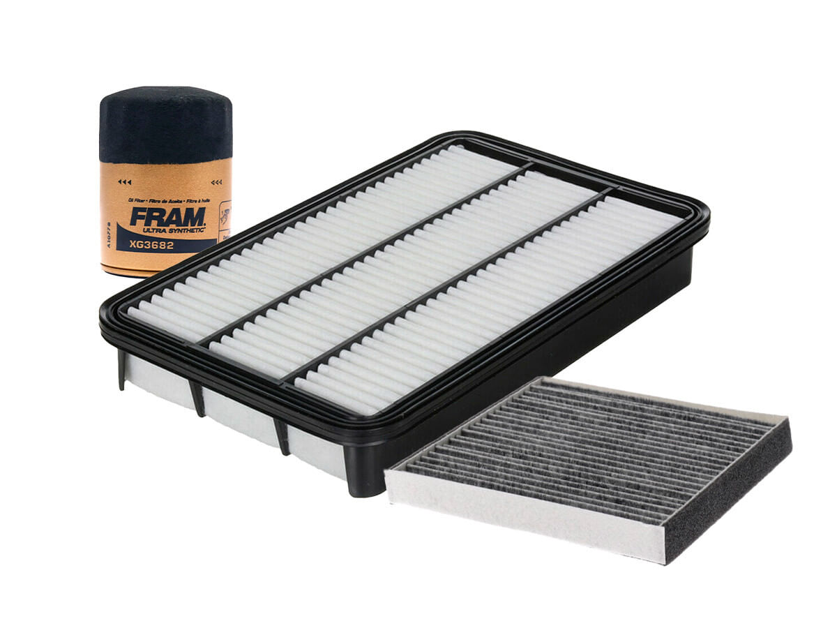 Kit De Filtro De Aire, Filtro De Aceite Sintético Y Filtro De Cabina (3 Piezas)