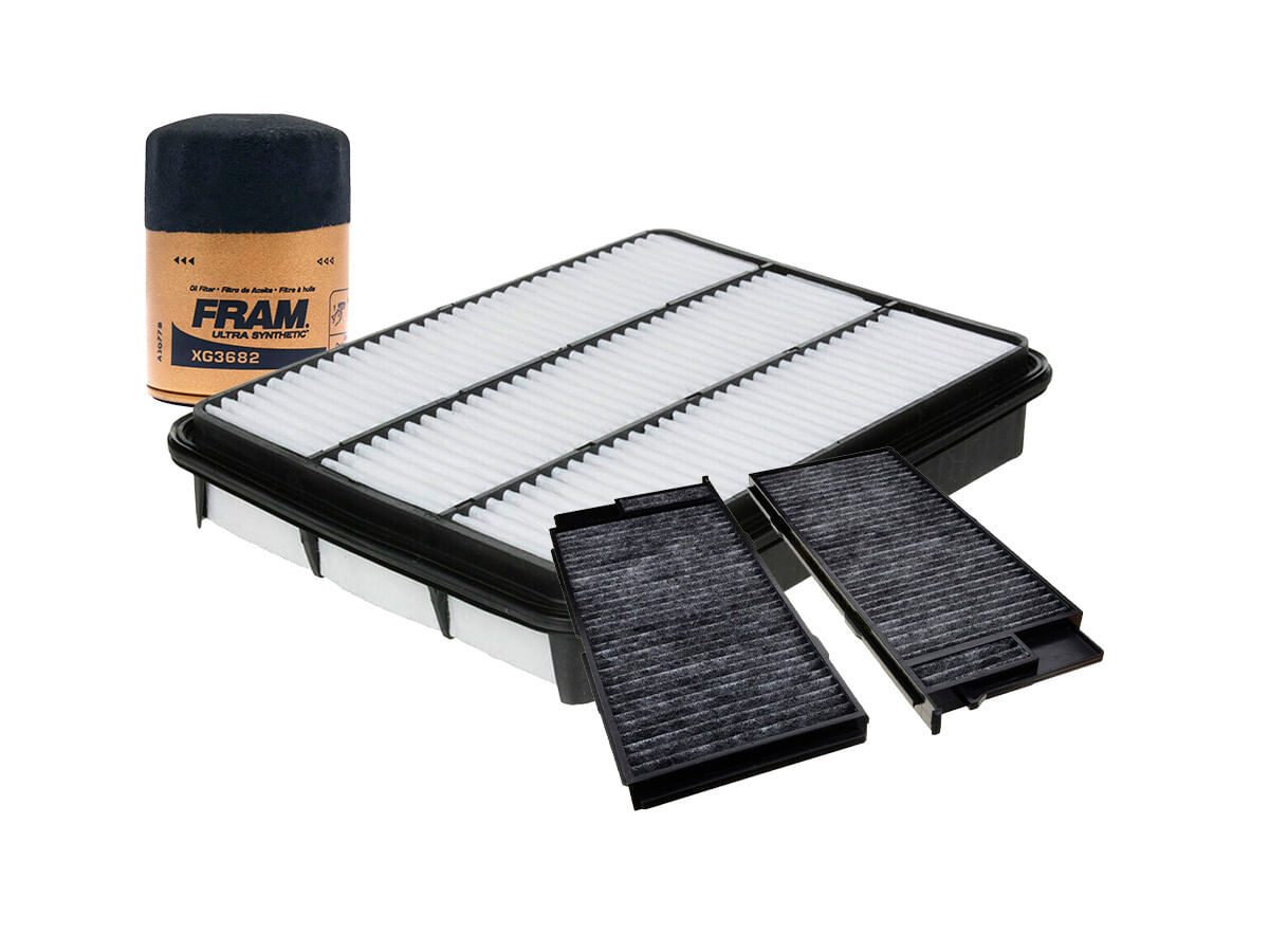 Kit De Filtro De Aire, Filtro De Aceite Sintético Y Filtro De Cabina (3 Piezas)