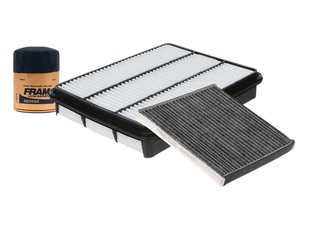 Kit De Filtro De Aire, Filtro De Aceite Sintético Y Filtro De Cabina (3 Piezas)