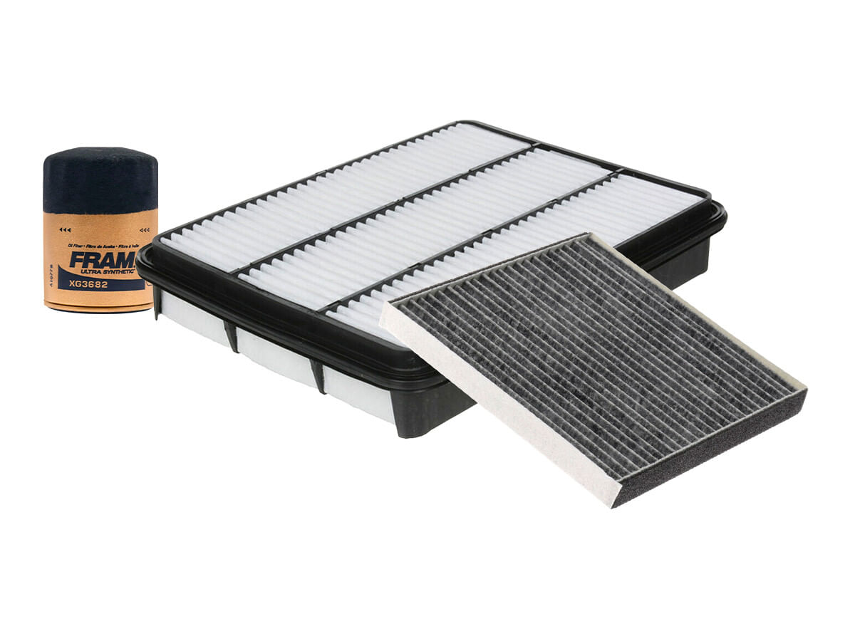 Kit De Filtro De Aire, Filtro De Aceite Sintético Y Filtro De Cabina (3 Piezas)